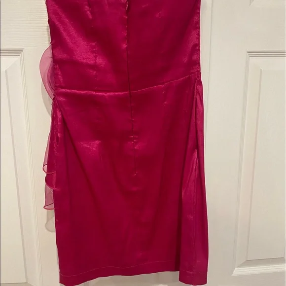 Party dress fuchsia - Picture 3 of 4